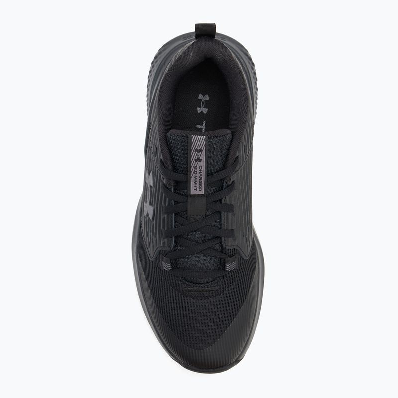 Vyriški treniruočių batai Under Armour Commit 4 black/black/castlerock 5
