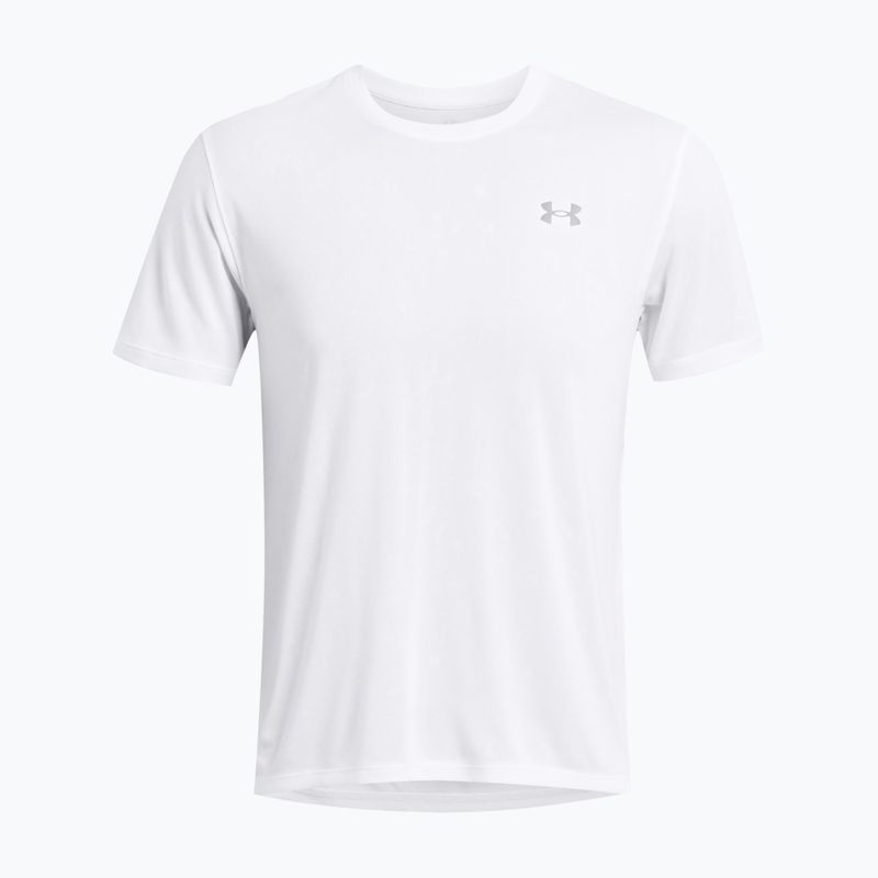 Vyriški bėgimo marškinėliai Under Armour Streaker Splatter white/white/reflective 4