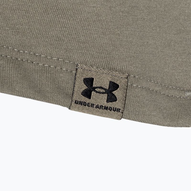 Moteriški treniruočių marškinėliai Under Armour Campus Boxy Crop taupe dusk/black 6