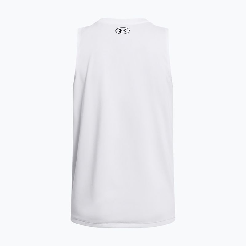 Moteriški treniruočių marškinėliai Under Armour Tech Tank Solid white/black 2
