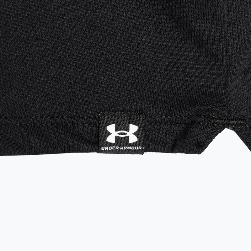 Moteriški treniruočių marškinėliai Under Armour Campus Boxy Crop black/white 5
