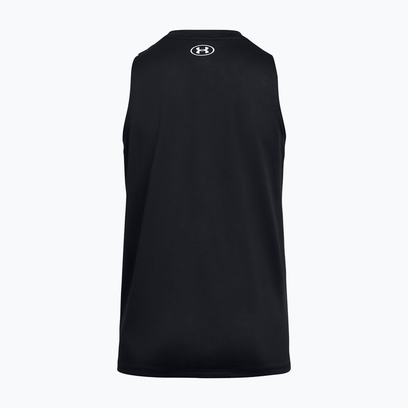 Moteriški treniruočių marškinėliai Under Armour Tech Tank Solid black/white 2