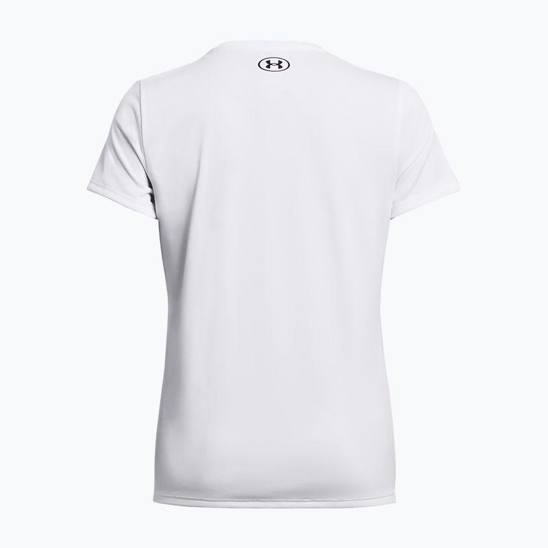 Moteriški treniruočių marškinėliai Under Armour Tech SSV Solid white/black 2