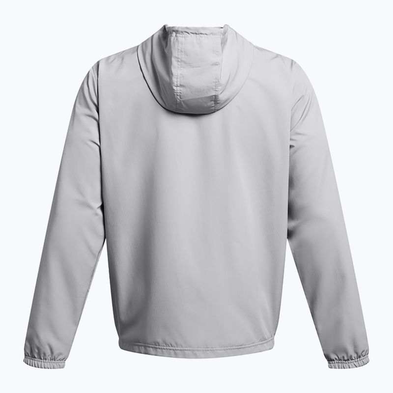 Vyriška "Under Armour Sportstyle Windbreaker" striukė mod gray/castlerock/white 4