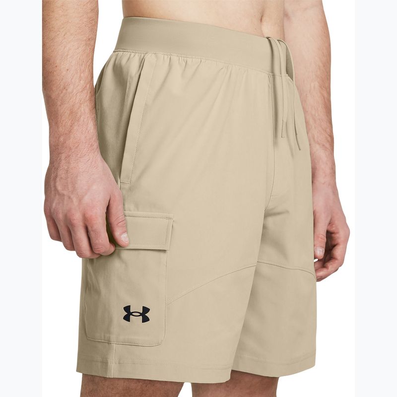 Vyriški treniruočių šortai Under Armour Stretch Woven Cargo khaki base/black 4