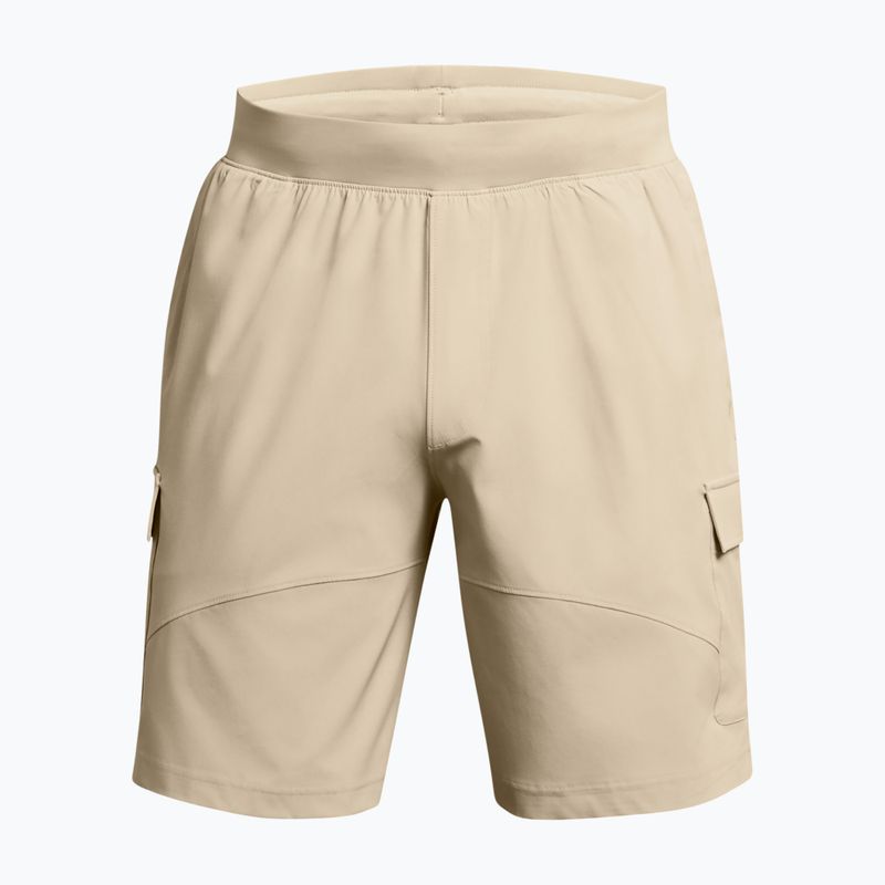 Vyriški treniruočių šortai Under Armour Stretch Woven Cargo khaki base/black 5