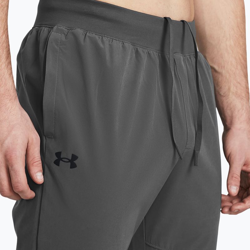 Vyriškos kelnės Under Armour Stretch Woven Joggers castlerock/black 4