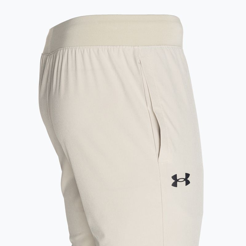 Vyriškos kelnės Under Armour Stretch Woven Joggers khaki base/black 7