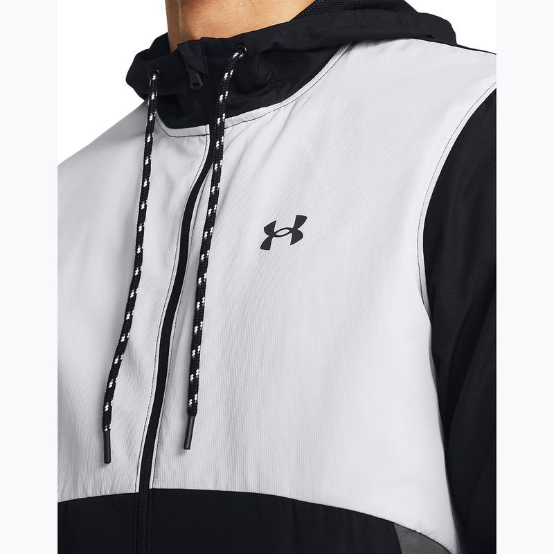 Under Armour Legacy Windbreaker vyriška treniruočių striukė black/castlerock/castlerock 3