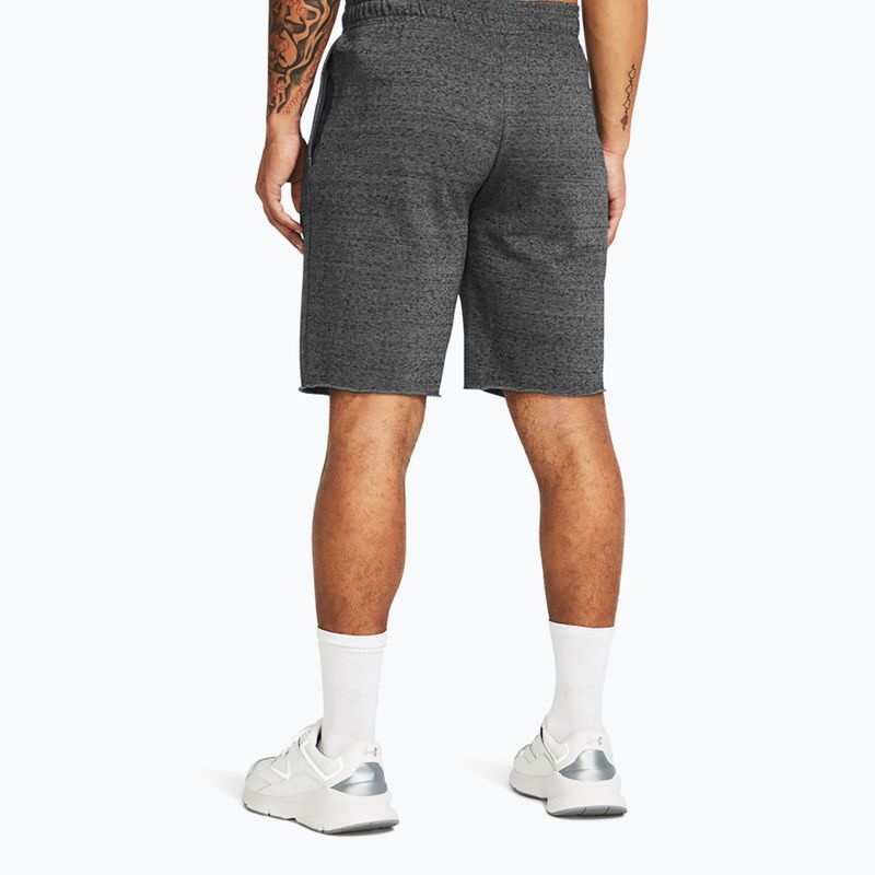 Vyriški treniruočių šortai Under Armour Rival Terry castlerock light heather/onyx white 3
