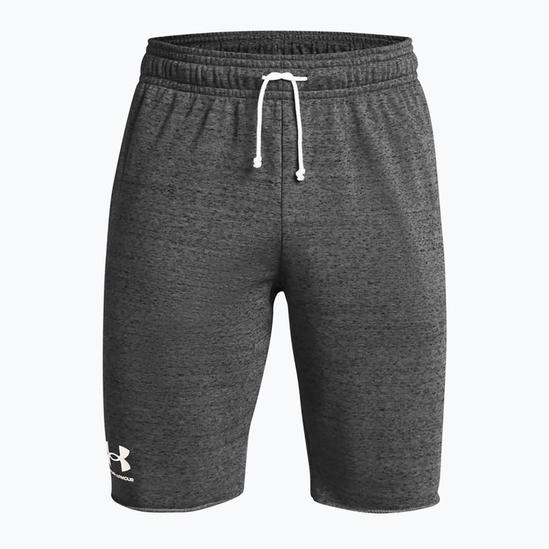 Vyriški treniruočių šortai Under Armour Rival Terry castlerock light heather/onyx white 5