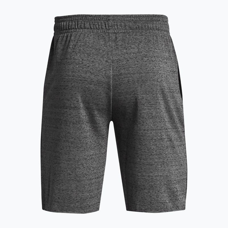 Vyriški treniruočių šortai Under Armour Rival Terry castlerock light heather/onyx white 6