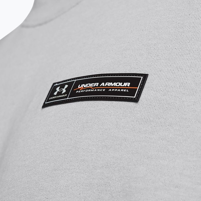 Vyriški marškinėliai Under Armour HW Armour Label mod gray medium heather/black 3