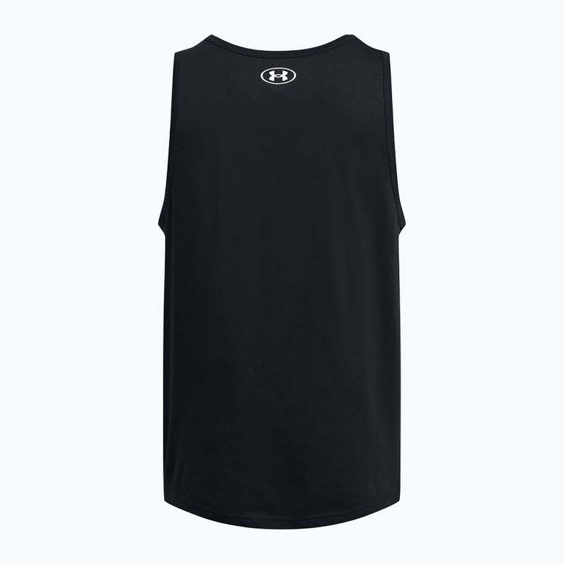 Vyriškas tank topas Under Armour Sportstyle Logo black/white 4