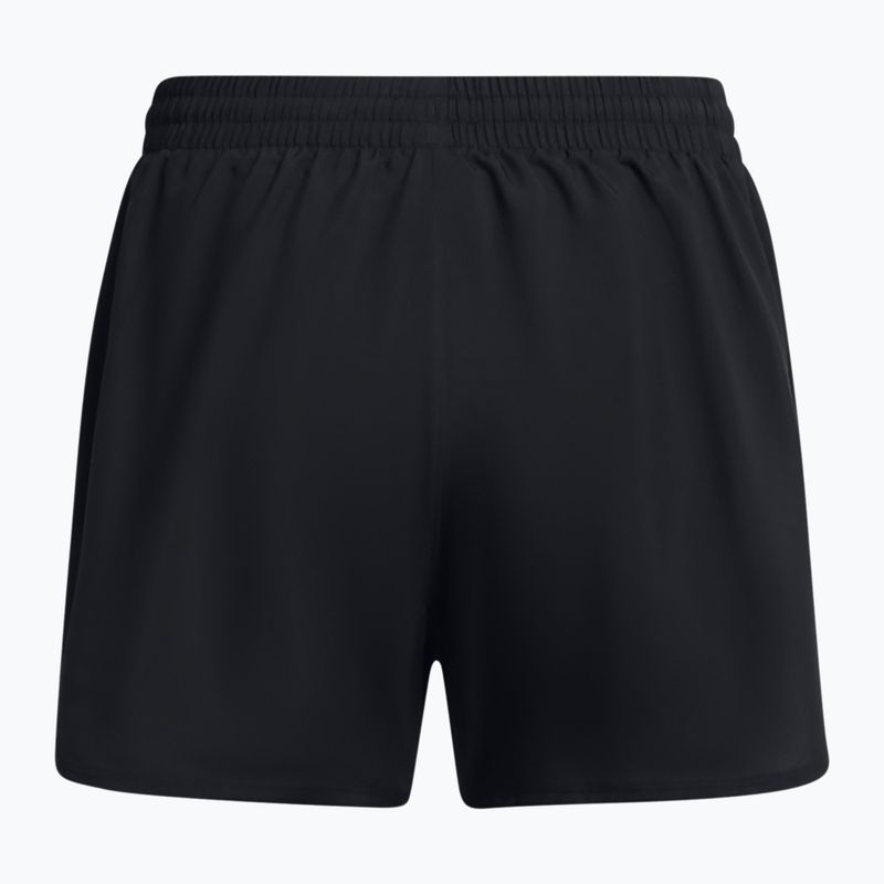 Moteriški bėgimo šortai Under Armour Fly By 2in1 black/black/reflective 6
