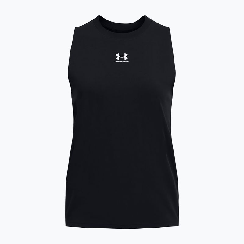 Moteriškas treniruočių tank topas Under Armour Rival Muscle Tank black/white