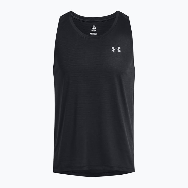 Vyriškas bėgimo tank topas Under Armour Launch Singlet black/reflective 4