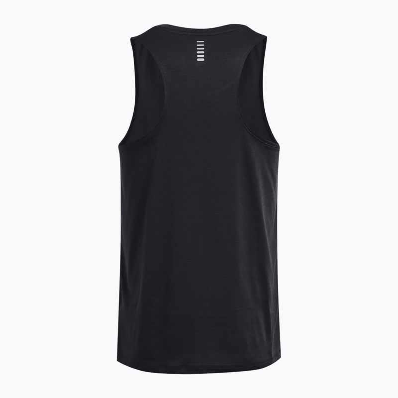 Vyriškas bėgimo tank topas Under Armour Launch Singlet black/reflective 5