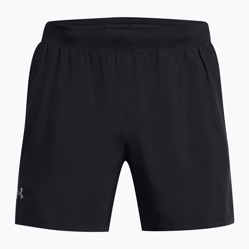 Vyriški bėgimo šortai Under Armour Launch 5" black/black/reflective