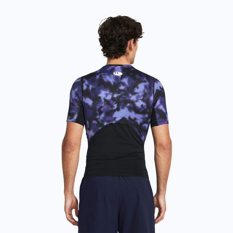 Vyriški treniruočių marškinėliai Under Armour HG Armour Printed starlight/white 2