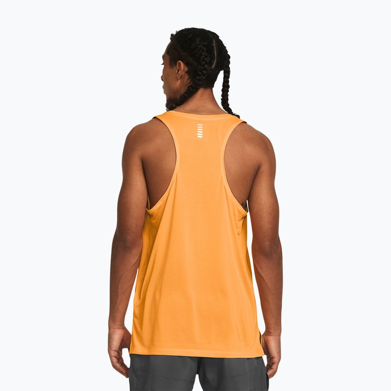 Vyriškas bėgimo tank topas Under Armour Streaker Singlet nova orange/reflective 2