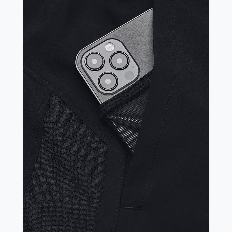 Vyriški bėgimo šortai Under Armour Lanch 5" Unlined black / black / reflective 5