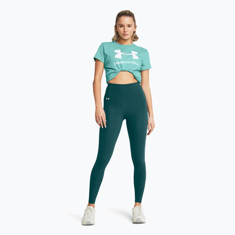 Moteriškos tamprės Under Armour Motion hydro teal/white 2