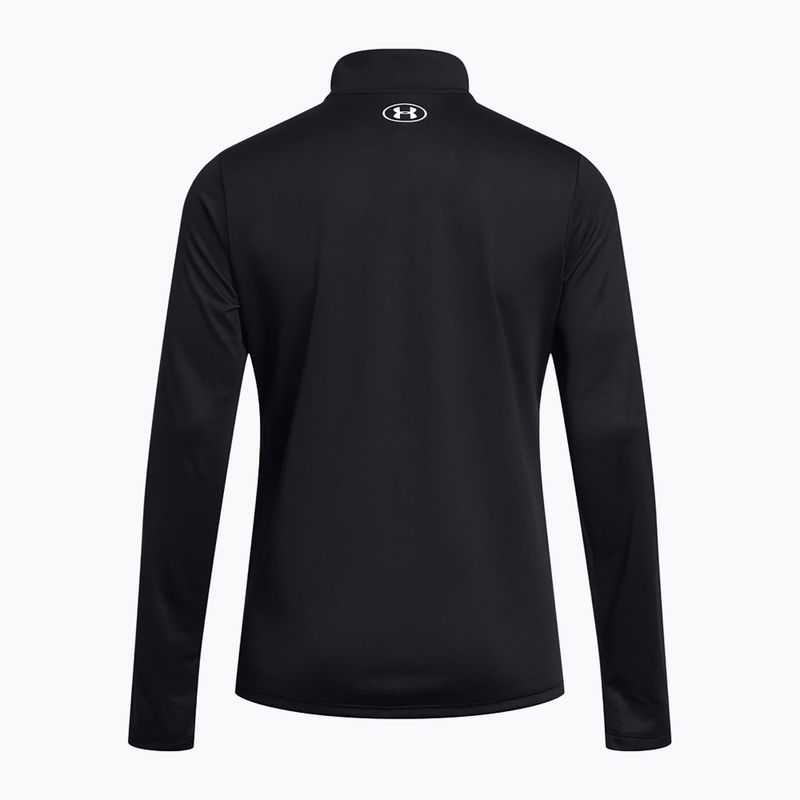 Moteriškas džemperis Under Armour Tech 1/2 Zip Solid black / white 4
