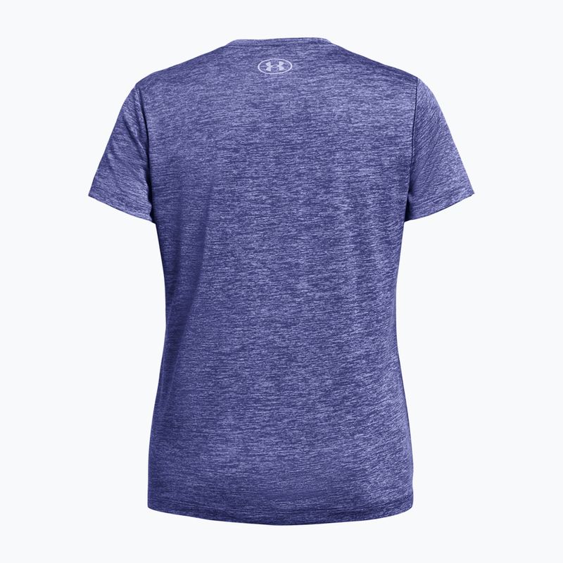 Moteriški treniruočių marškinėliai Under Armour Tech C-Twist starlight/celeste 4