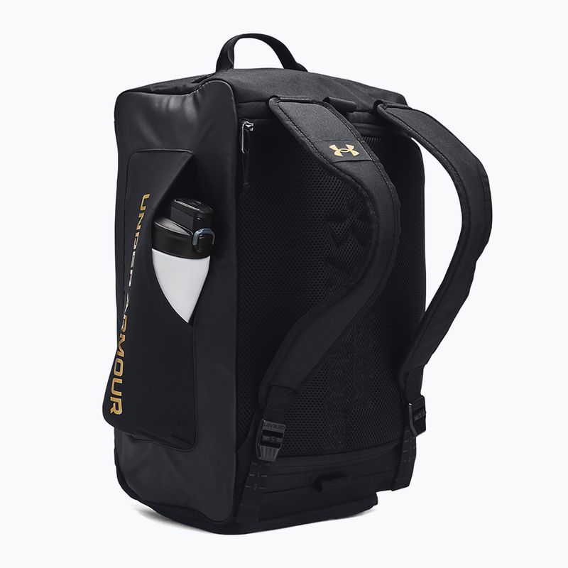 Treniruočių krepšys Under Armour Contain Duo 40 l black/metallic gold 3