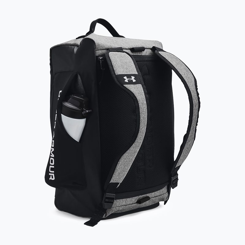 Sportinis krepšys Under Armour Contain Duo 40 l castlerock medium heather/black/white 3