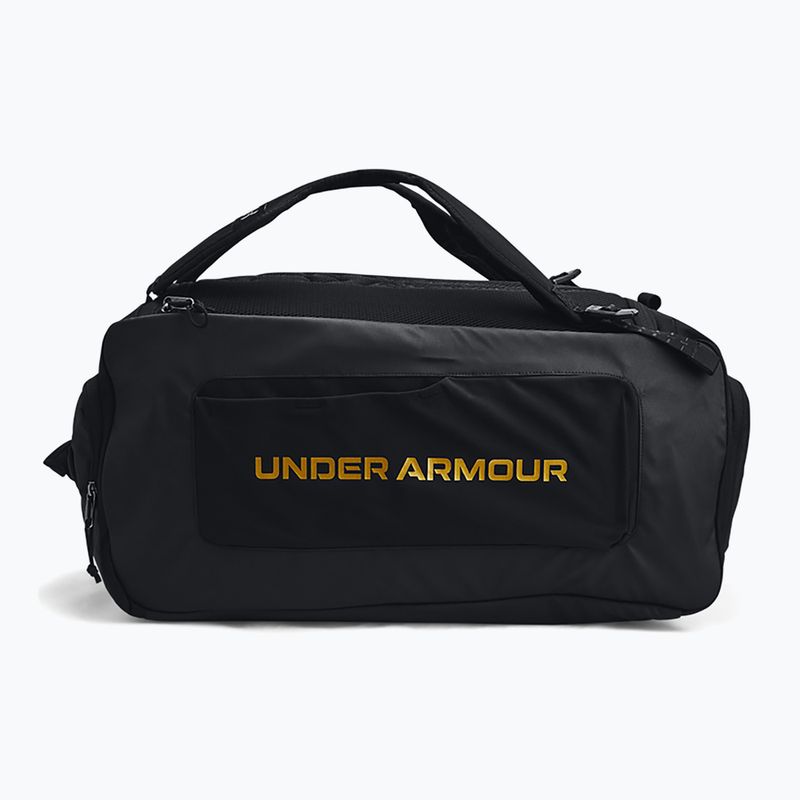 Treniruočių krepšys Under Armour Contain Duo 50 l black/metallic gold 2