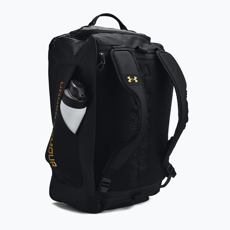 Treniruočių krepšys Under Armour Contain Duo 50 l black/metallic gold 3