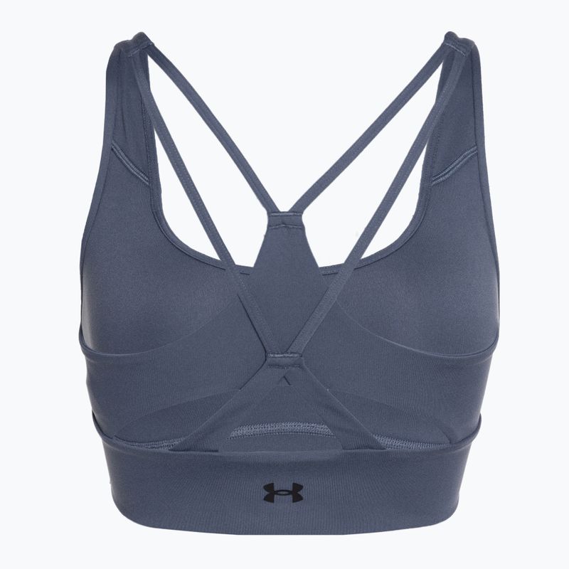 Moteriškos treniruočių tamprės Under Armour Project Rock LG Grind Sportlette downpour gray/black 2