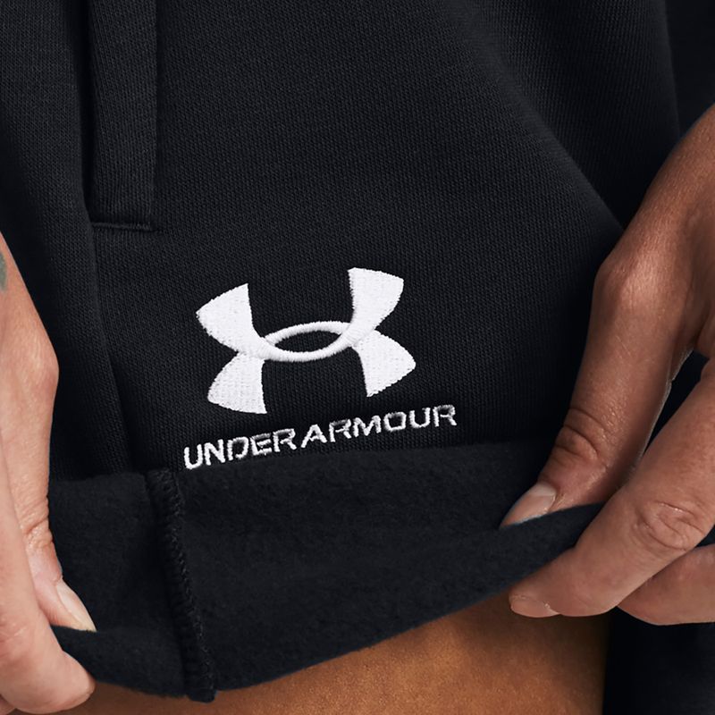 Moteriški šortai Under Armour Essl Flc Relax BF black/white 4