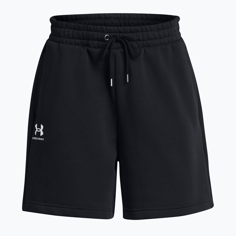 Moteriški šortai Under Armour Essl Flc Relax BF black/white 6
