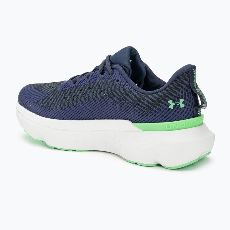 Vyriški bėgimo bateliai Under Armour Infinite Pro downpour gray/starlight/matrix green 3