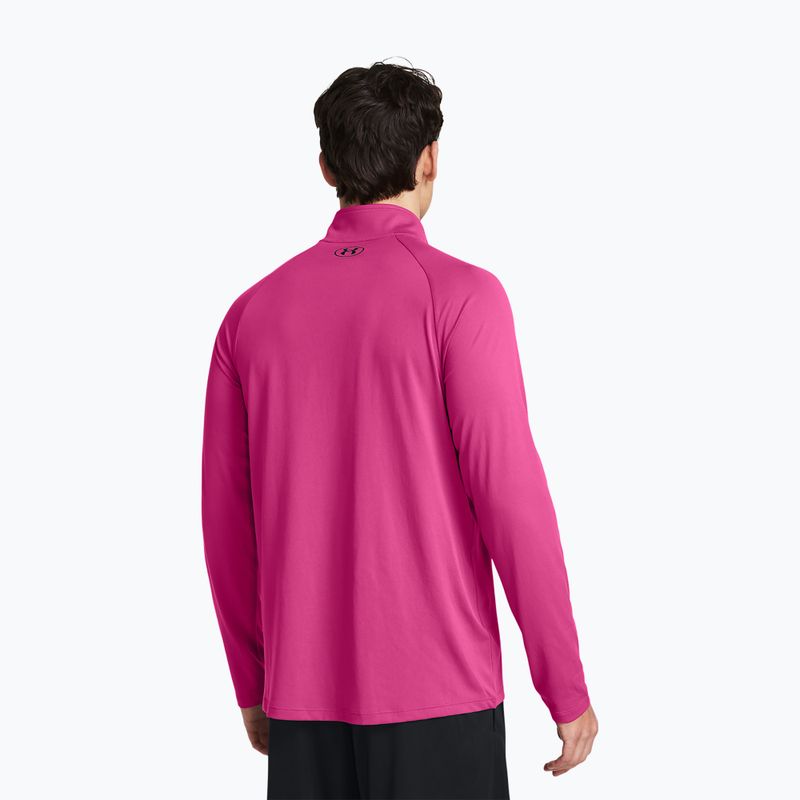 Vyriški "Under Armour Tech 2.0 1/2 Zip astro pink/black" džemperiai 2