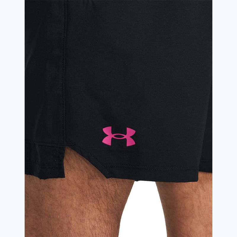 Vyriški treniruočių šortai Under Armour Ua Vanish Woven 6in black/astro pink 4