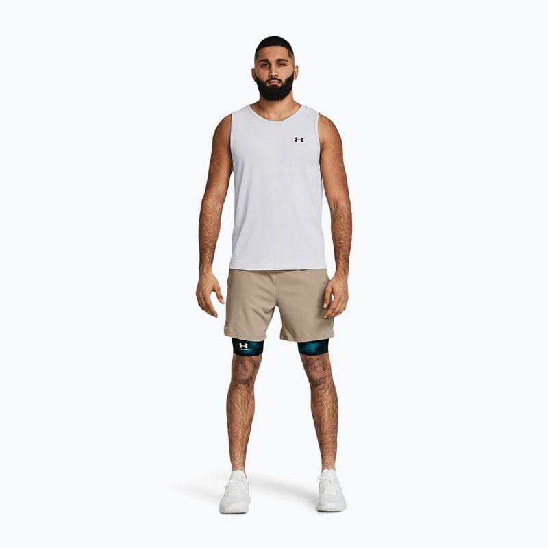 Vyriški treniruočių šortai Under Armour UA Vanish Woven 6in timberwolf taupe/black 2