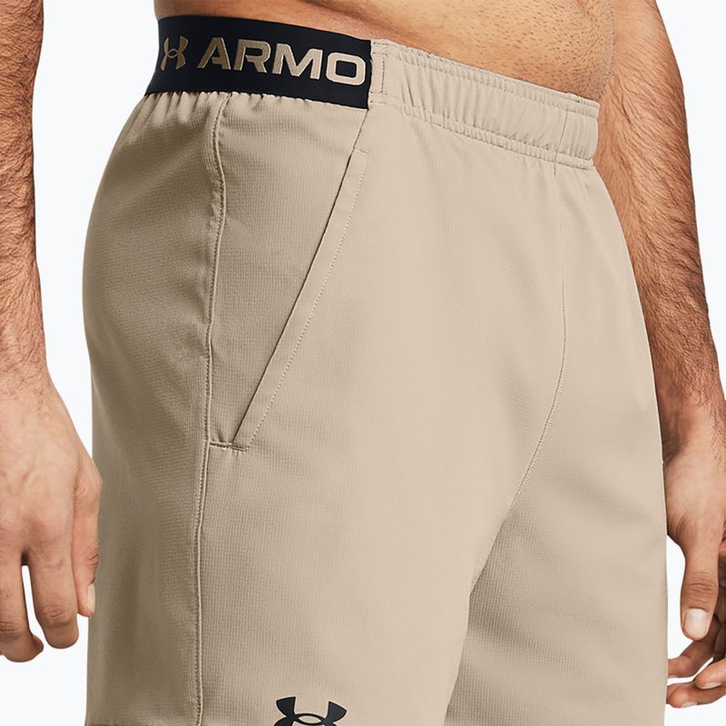Vyriški treniruočių šortai Under Armour UA Vanish Woven 6in timberwolf taupe/black 4
