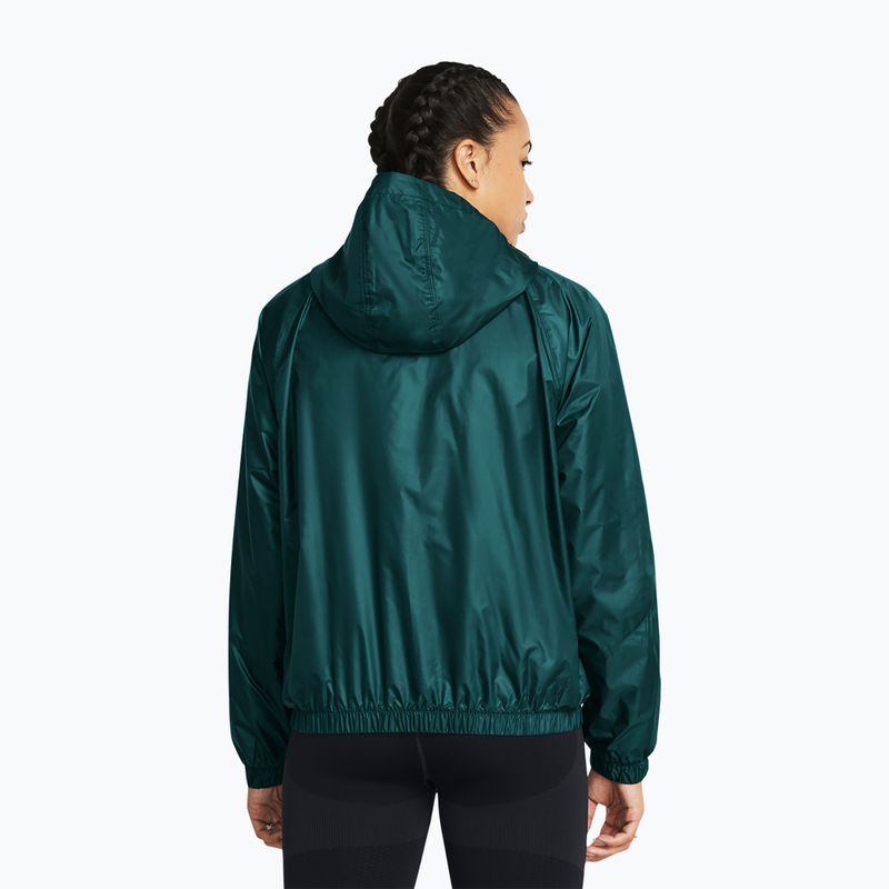 Moteriška striukė nuo vėjo Under Armour Sport Windbreaker hydro teal/white 2