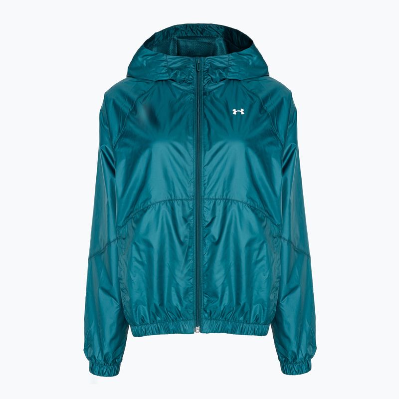 Moteriška striukė nuo vėjo Under Armour Sport Windbreaker hydro teal/white 3