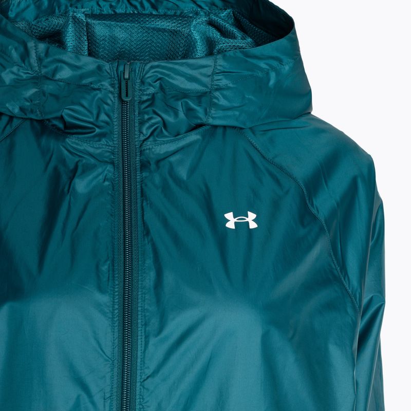 Moteriška striukė nuo vėjo Under Armour Sport Windbreaker hydro teal/white 5