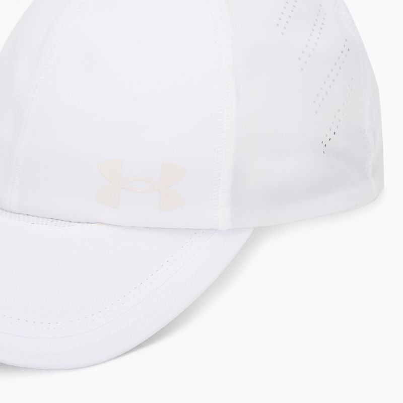 Moteriška kepuraitė su snapeliu Under Armour Iso-Chill Launch white/white/reflective 3
