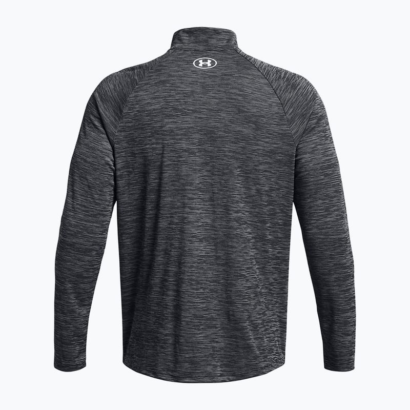 Vyriškas džemperis Under Armour Tech Textured 1/2 Zip LS black/white 2