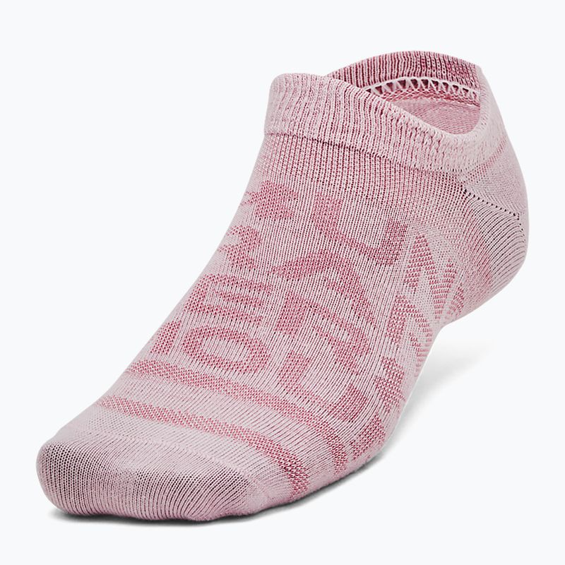 Treniruočių kojinės Under Armour Essential No Show 6 Pack pink elixir/prime pink/pink elixir 2