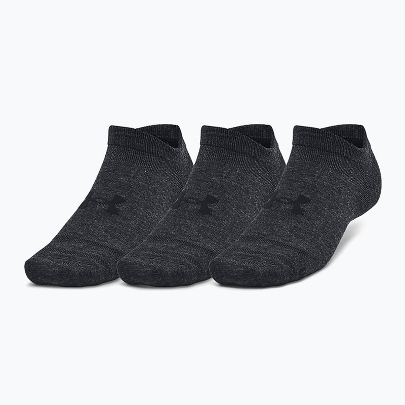 Treniruočių kojinės Under Armour Essential No Show 3P black/black/black