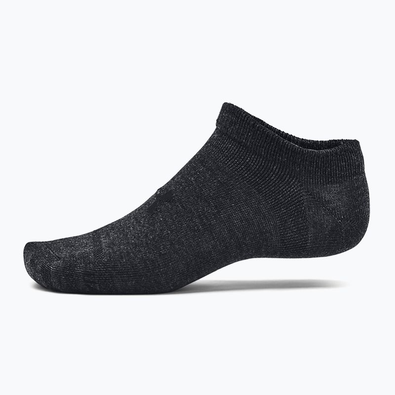 Treniruočių kojinės Under Armour Essential No Show 3P black/black/black 3