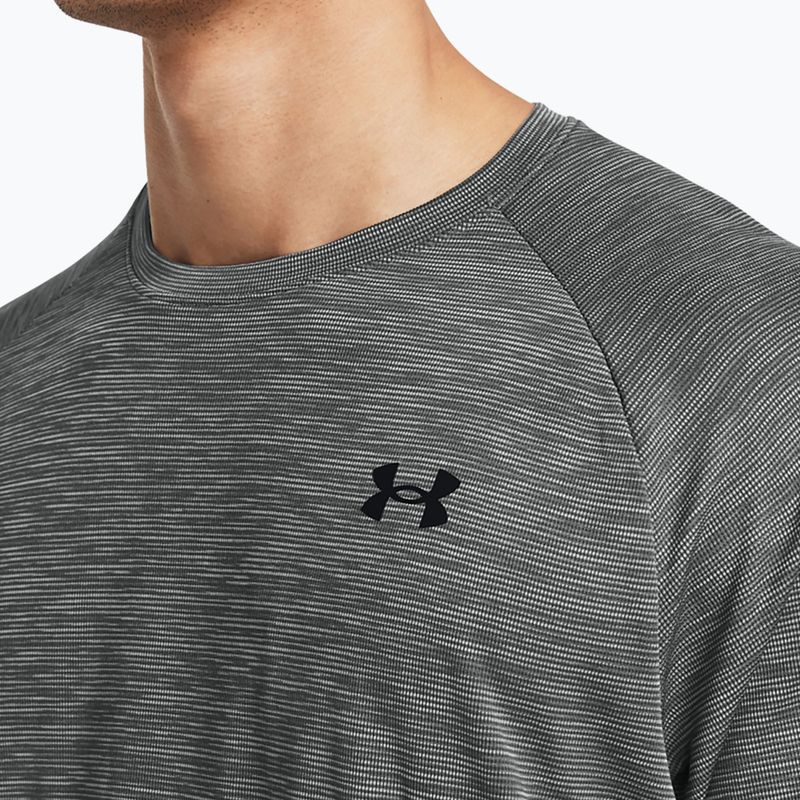 Vyriški treniruočių marškinėliai Under Armour Tech Textured castlerock/black 3
